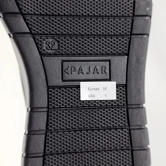 PAJAR Youth Black Winter Waterproof Boots Velcro Insulated Rated -30c Size US 1 - Picture 11 of 15